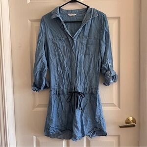 Elan denim colored romper